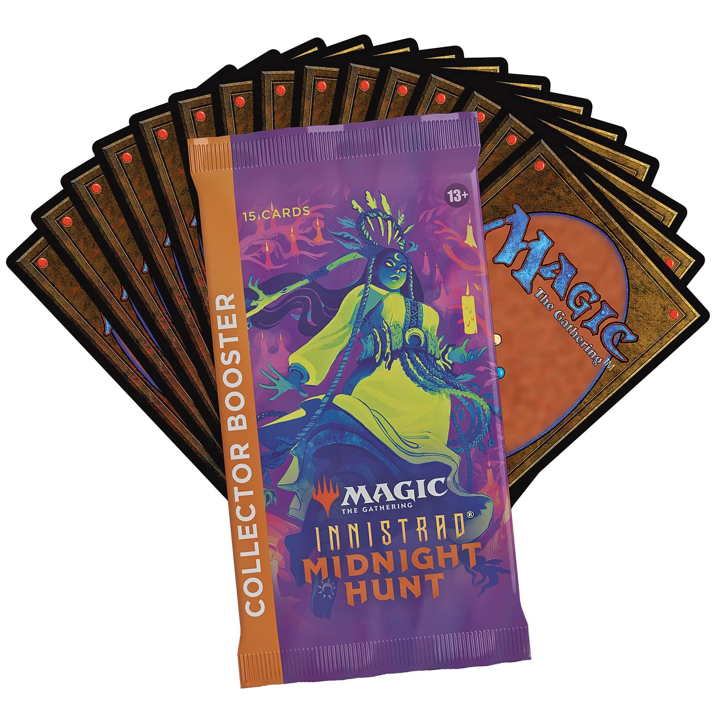 Magic: The Gathering Innistrad Midnight Hunt Collector Booster – 15 Cards | Wizards of the Coast