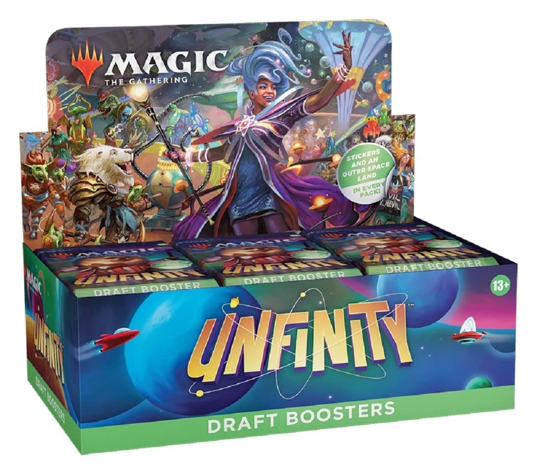 Wizards of the Coast MTG Unfinity Draft Booster Box – 36 Boosters + Box Topper (505 Cards)