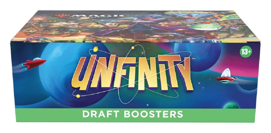 Wizards of the Coast MTG Unfinity Draft Booster Box – 36 Boosters + Box Topper (505 Cards)