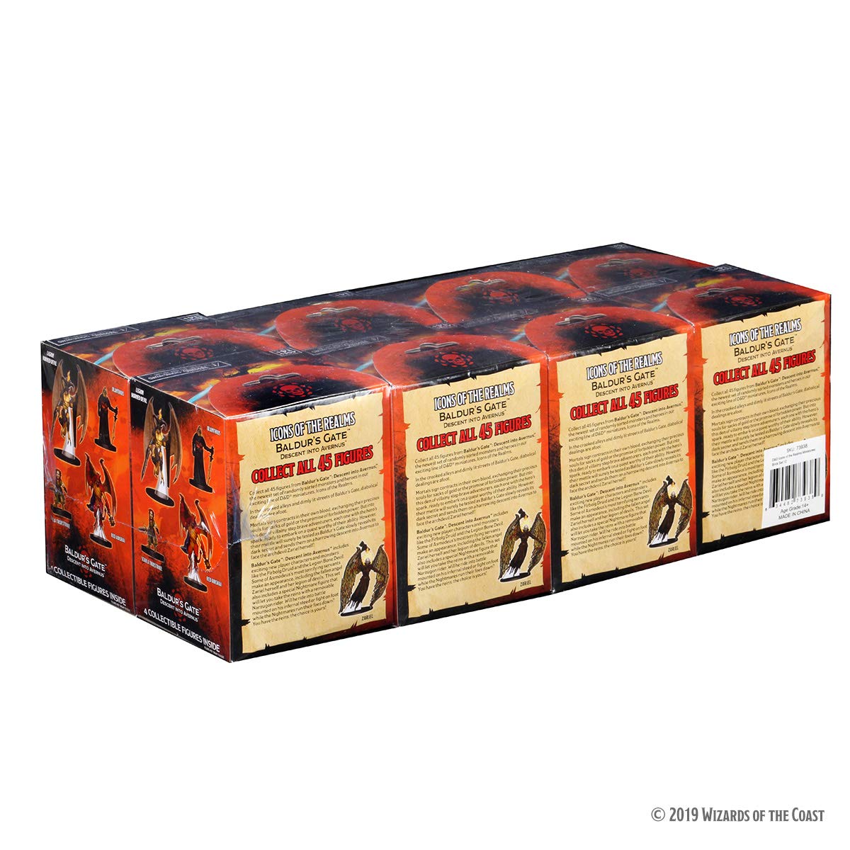 WizKids D&D Icons of The Realms: Baldur's Gate Descent Into Avernus Booster Brick (8)
