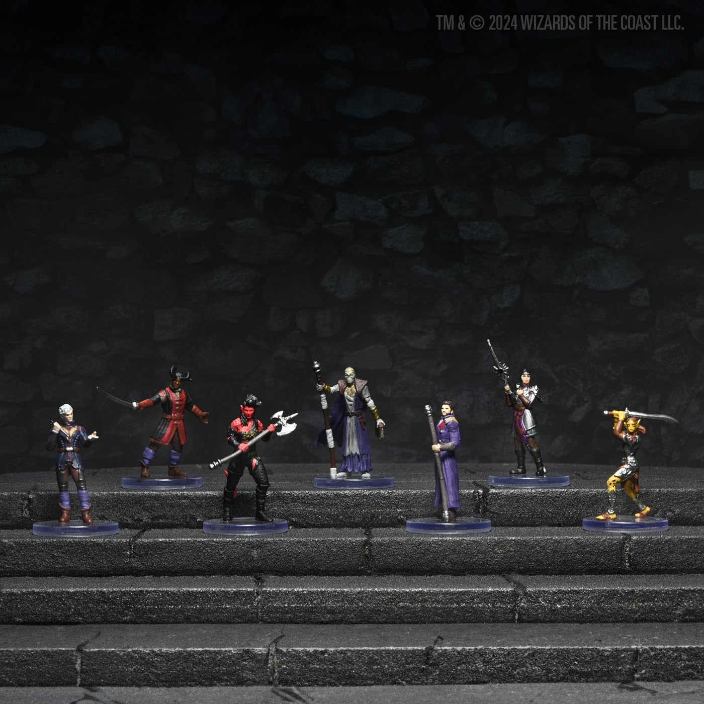 WizKids D&D Icons of The Realms Baldur's Gate 3 – Character Boxed Set (7 Pre-Painted Miniatures)
