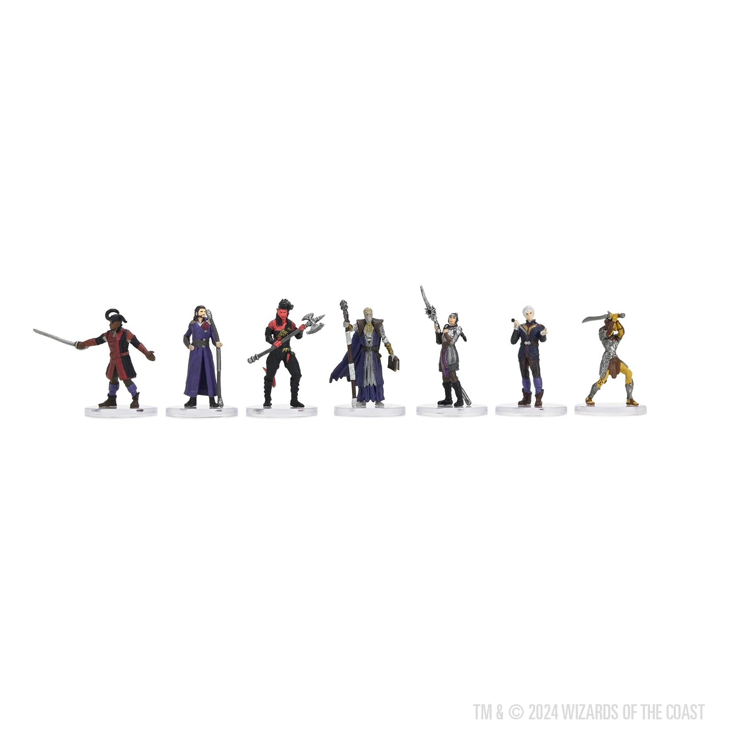 WizKids D&D Icons of The Realms Baldur's Gate 3 – Character Boxed Set (7 Pre-Painted Miniatures)