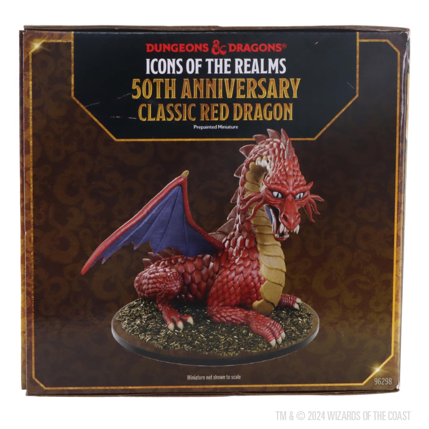 WizKids D&D Icons of The Realms: 50th Anniversary - Classic Red Dragon Boxed Miniature