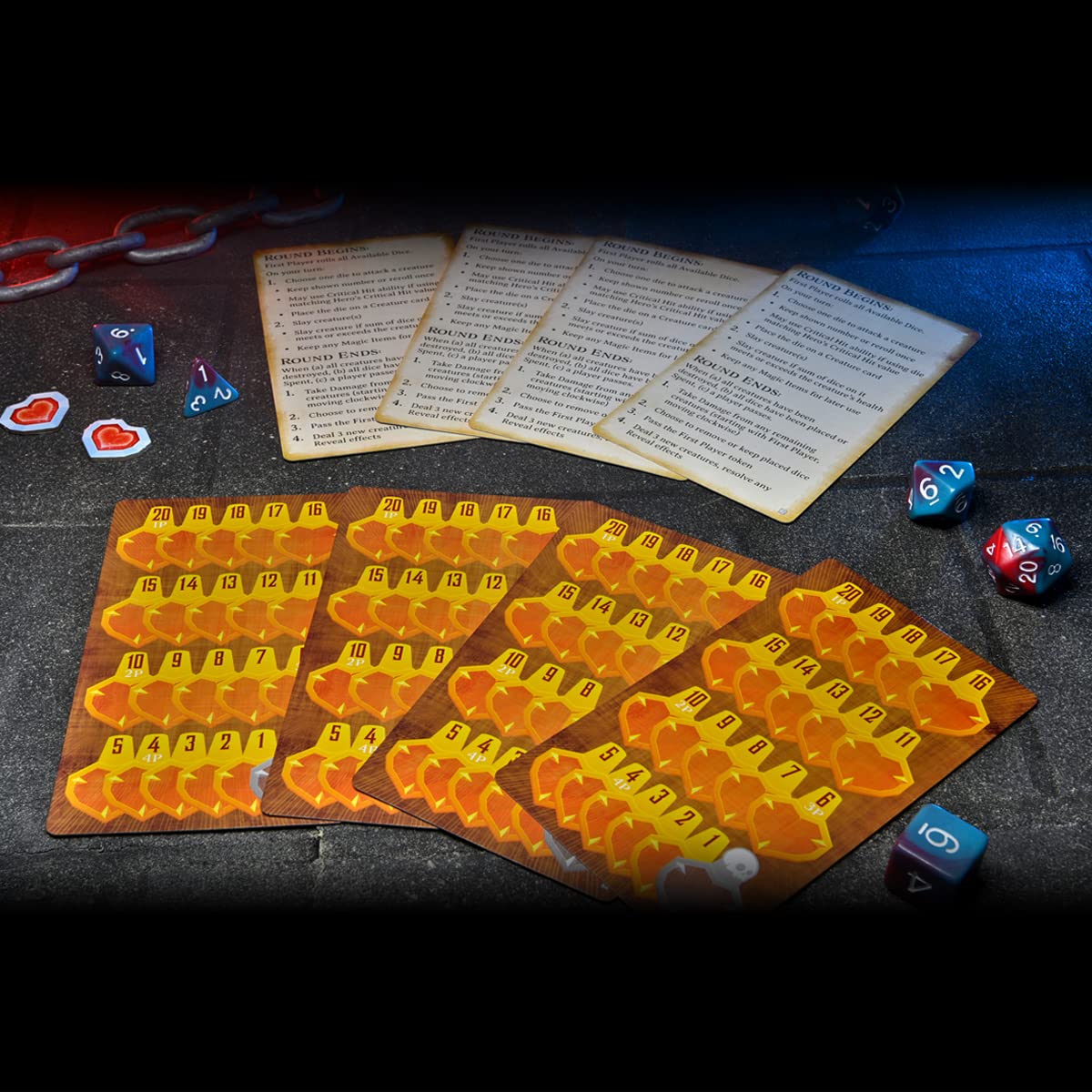 WizKids Dice Conquest: Quick Fantasy Dice Adventure for Solo or 4-Player Play