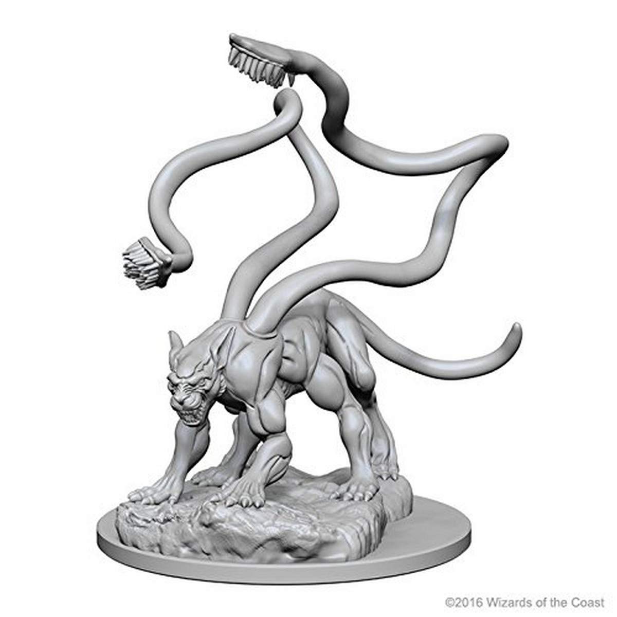 WizKids D&D Nolzur’s Marvelous Miniatures Wave 1: Displacer Beast – Unpainted & Pre-Primed