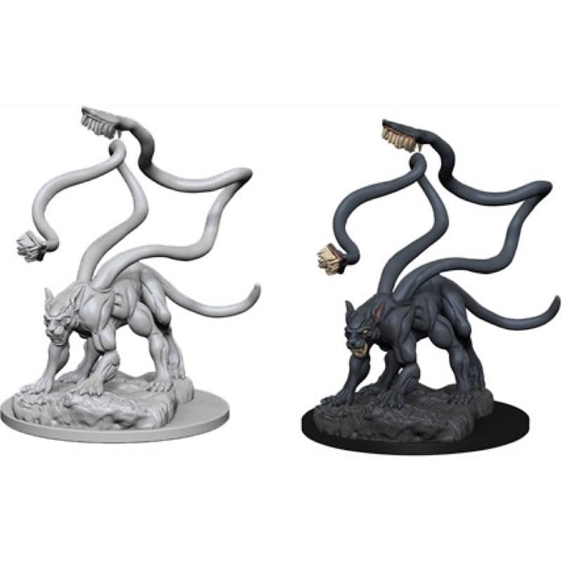 WizKids D&D Nolzur’s Marvelous Miniatures Wave 1: Displacer Beast – Unpainted & Pre-Primed
