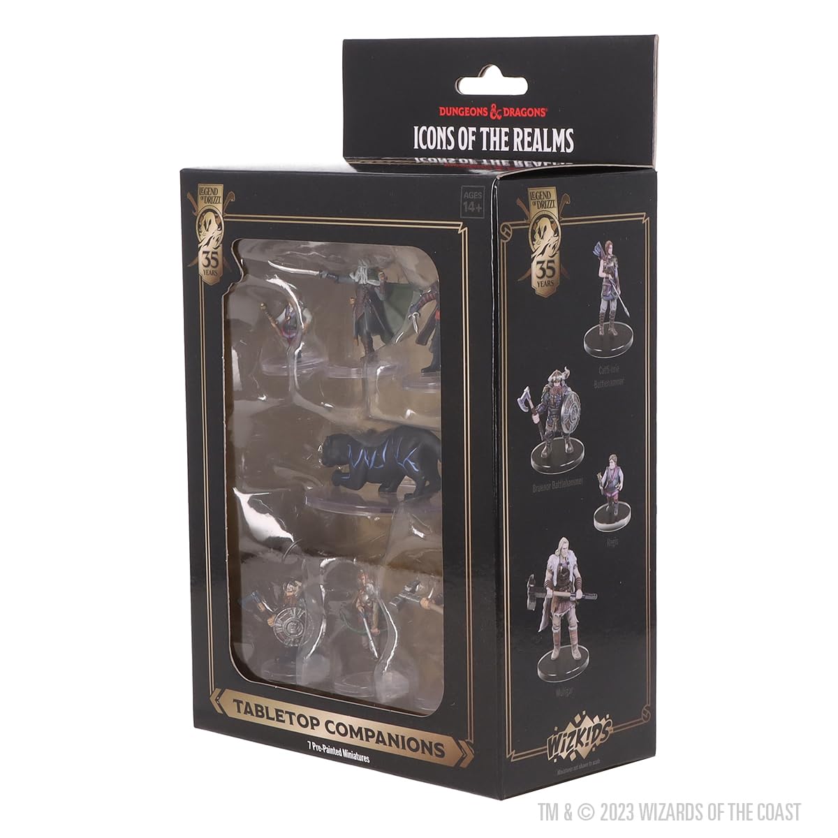 WizKids D&D The Legend of Drizzt 35th Anniversary Tabletop Companions Boxed Set – Miniatures