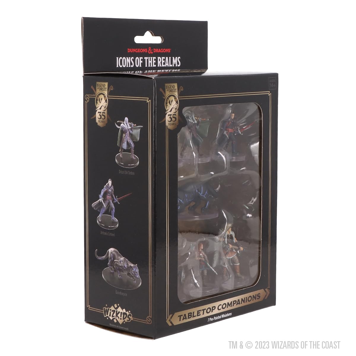 WizKids D&D The Legend of Drizzt 35th Anniversary Tabletop Companions Boxed Set – Miniatures