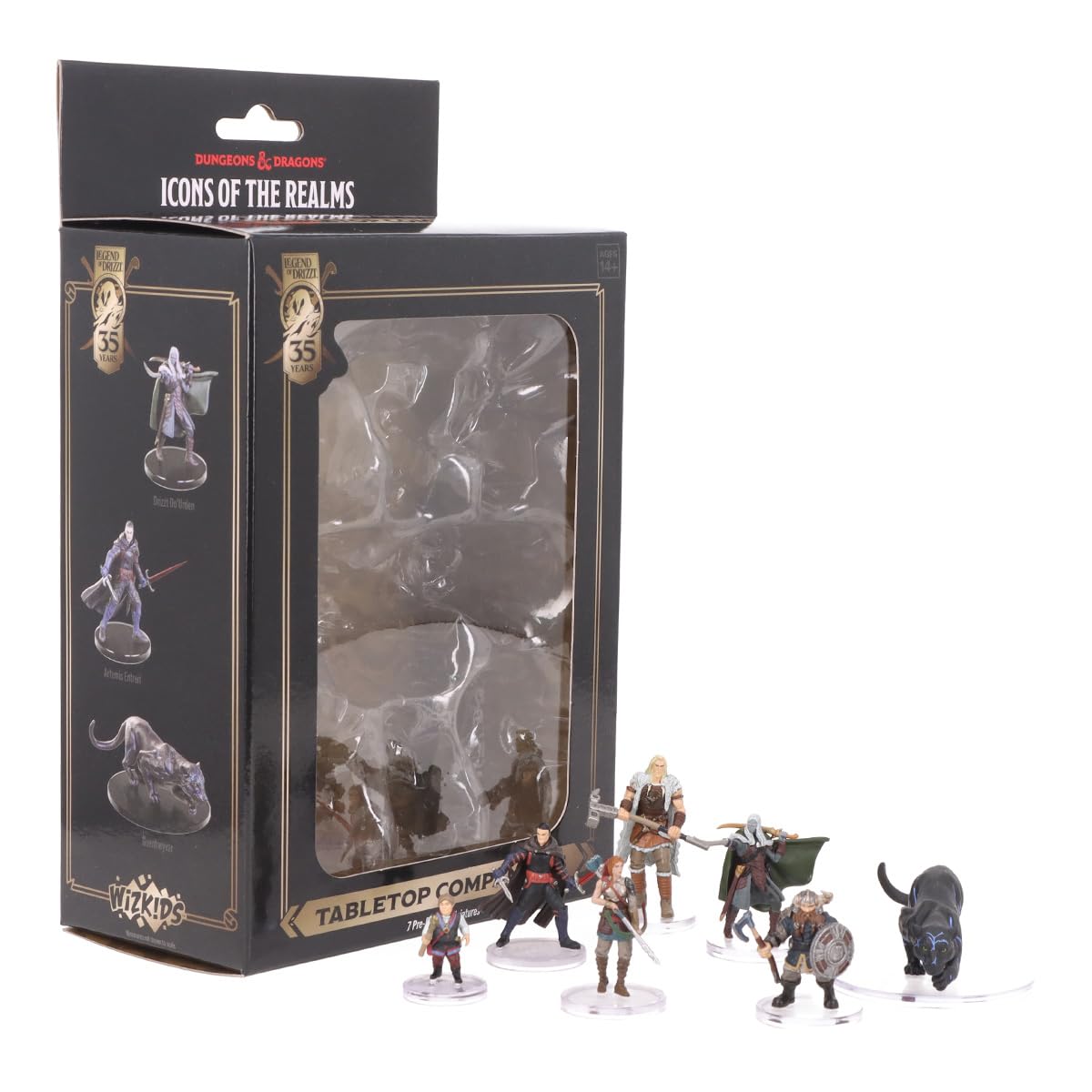 WizKids D&D The Legend of Drizzt 35th Anniversary Tabletop Companions Boxed Set – Miniatures