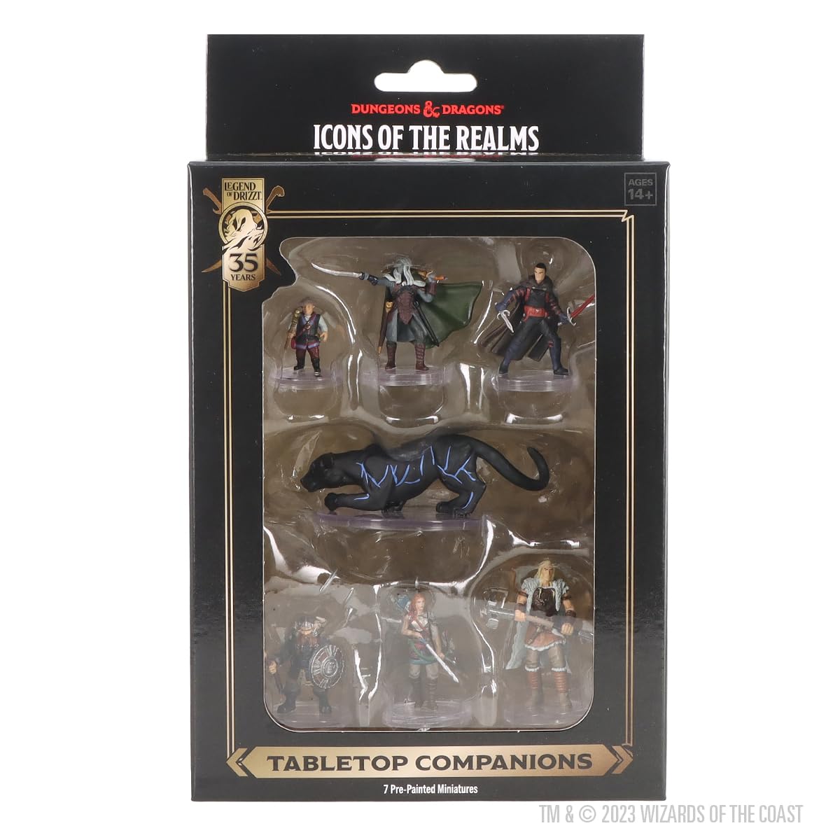 WizKids D&D The Legend of Drizzt 35th Anniversary Tabletop Companions Boxed Set – Miniatures