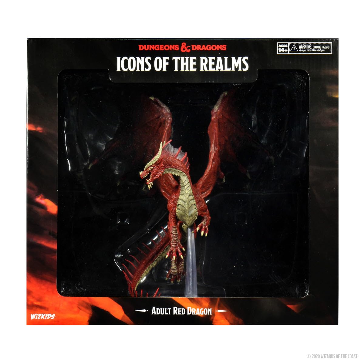 WizKids D&D Icons of The Realms Adult Red Dragon Premium Figure – Huge Sized Miniature