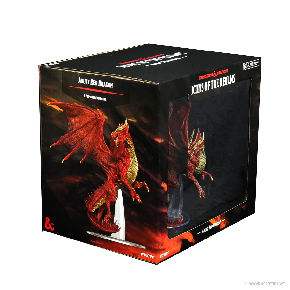 WizKids D&D Icons of The Realms Adult Red Dragon Premium Figure – Huge Sized Miniature