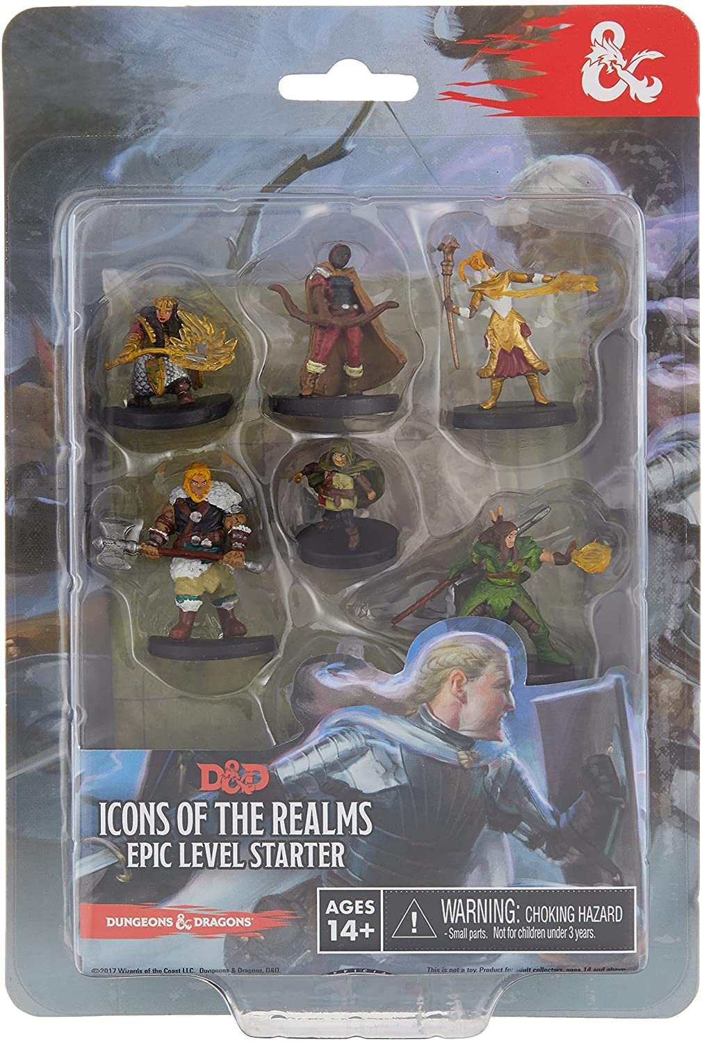 WizKids D&D Icons of the Realms: Epic Level Starter — Pre-Painted Miniatures & Foldable Map