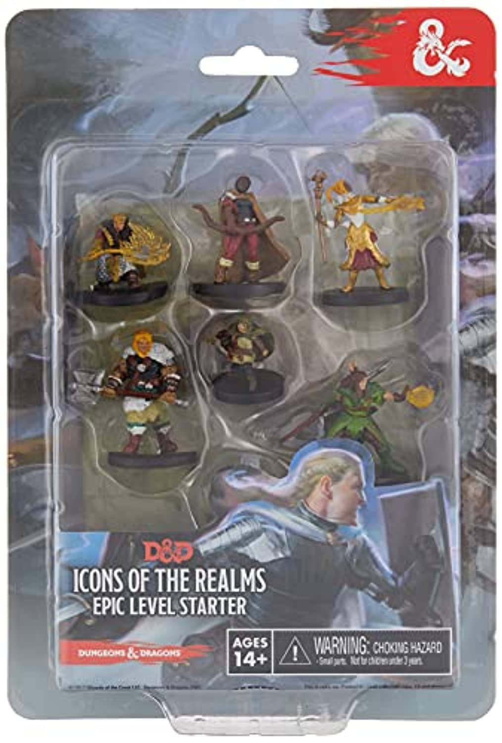 WizKids D&D Icons of the Realms: Epic Level Starter — Pre-Painted Miniatures & Foldable Map