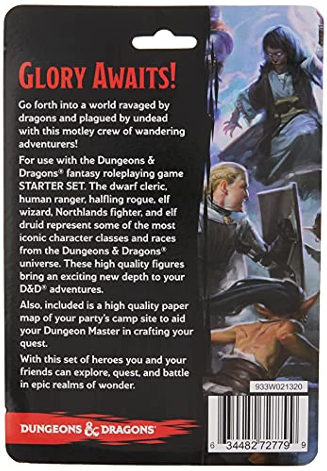 WizKids D&D Icons of the Realms: Epic Level Starter — Pre-Painted Miniatures & Foldable Map