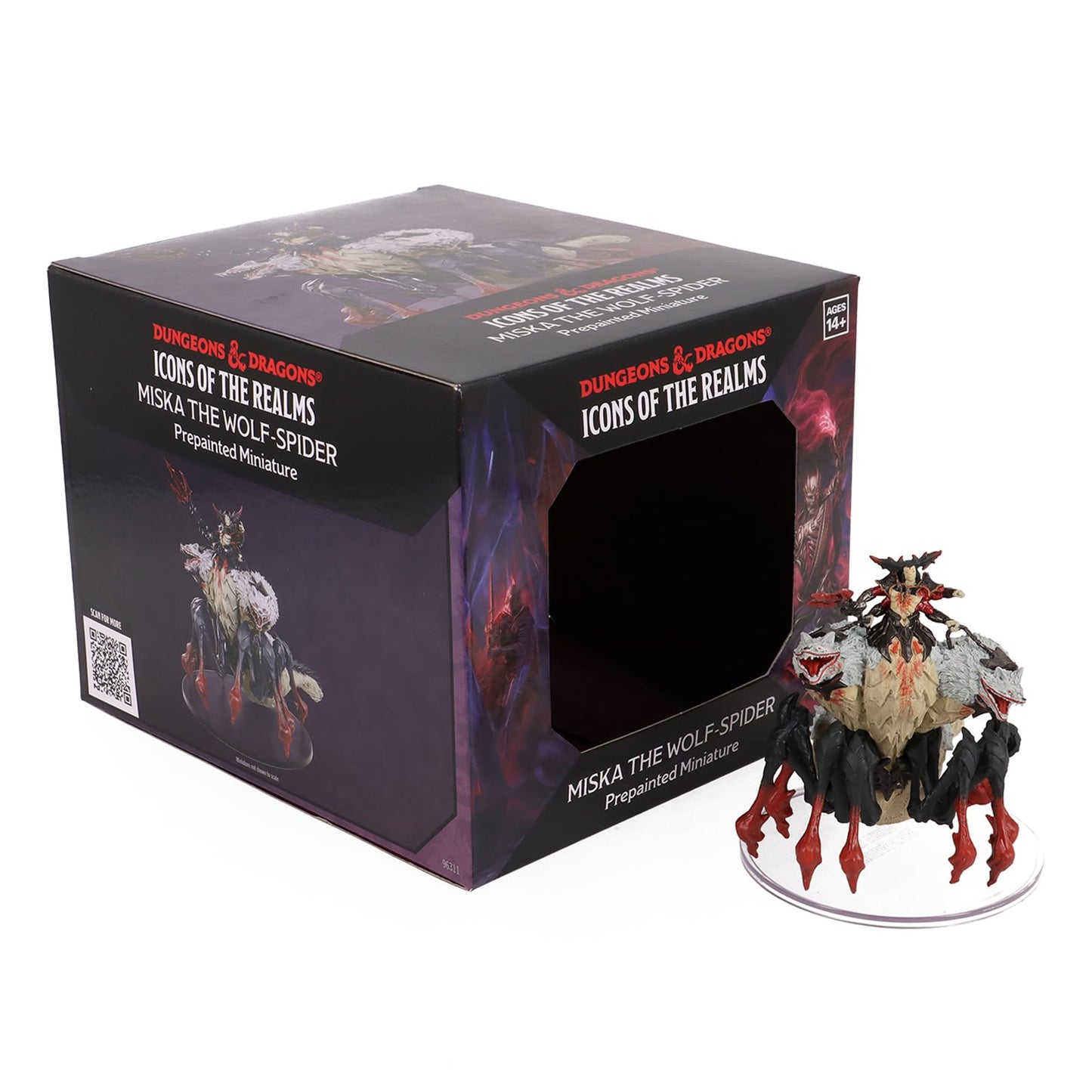 WizKids D&D Icons of The Realms: Miska the Wolf-Spider Miniature – Huge Pre-Painted 75mm