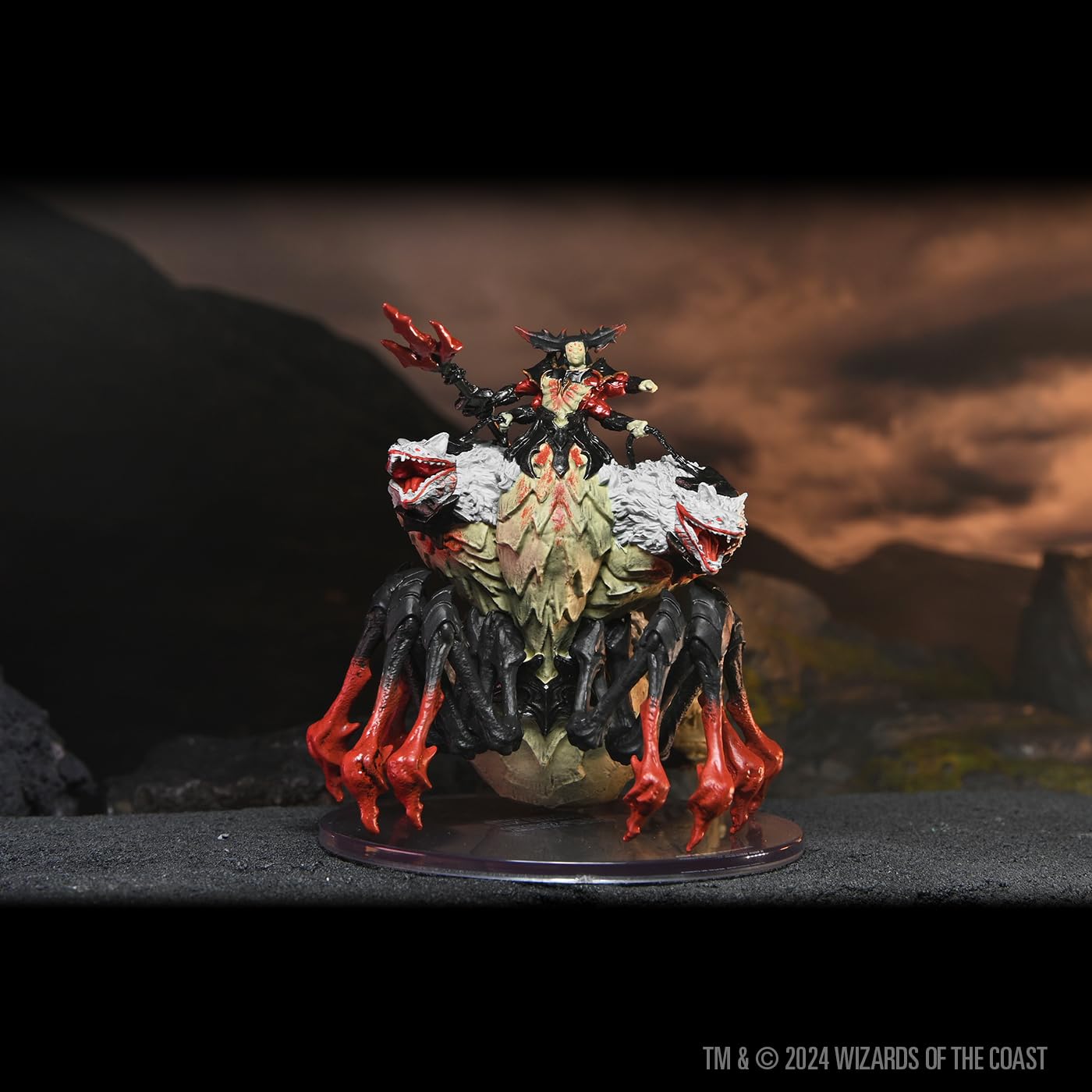 WizKids D&D Icons of The Realms: Miska the Wolf-Spider Miniature – Huge Pre-Painted 75mm