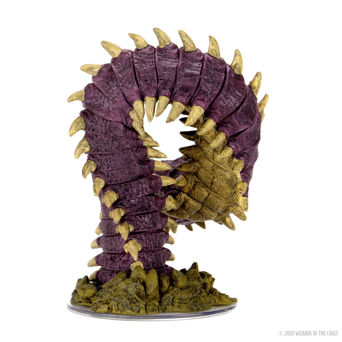 WizKids D&D Icons of The Realms: Fangs and Talons - Purple Worm Premium Set