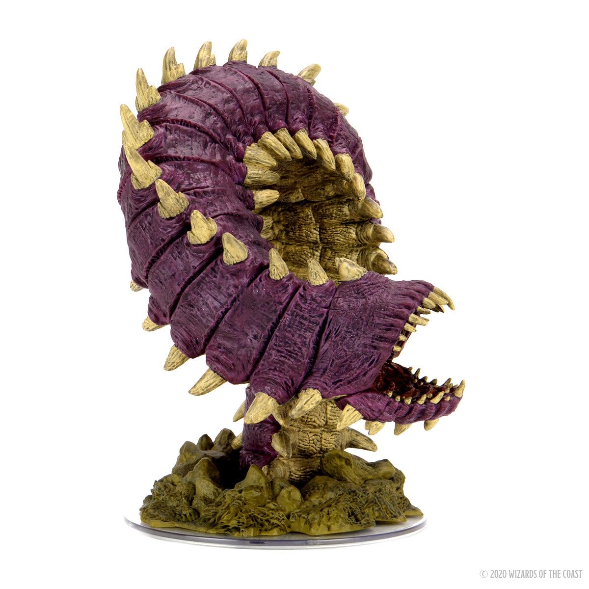 WizKids D&D Icons of The Realms: Fangs and Talons - Purple Worm Premium Set