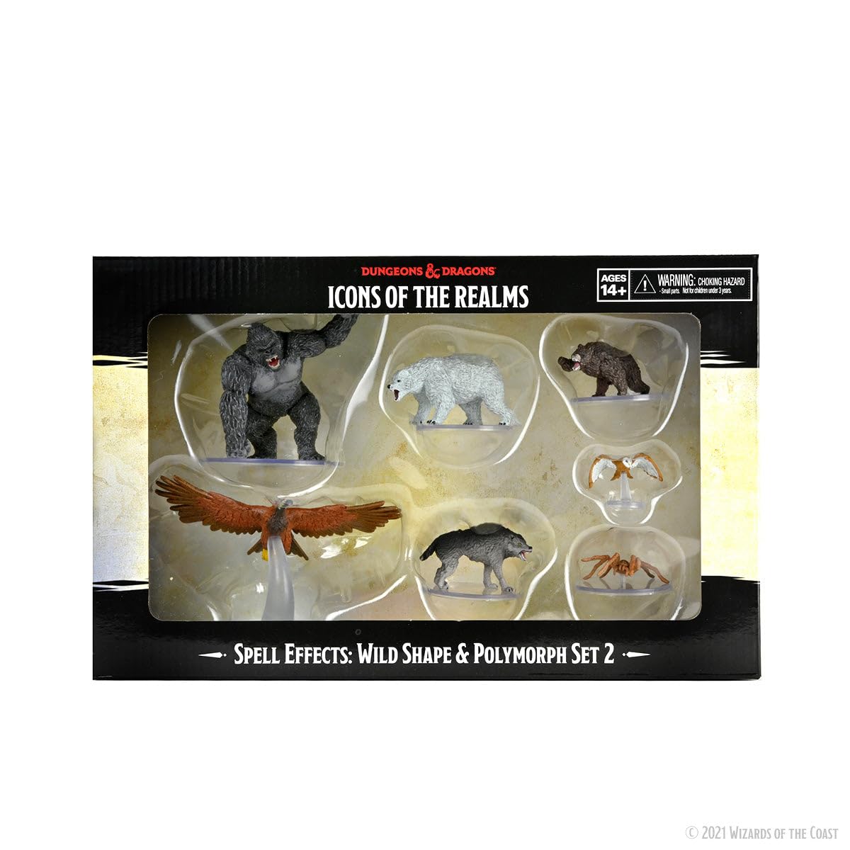 WizKids D&D Icons of The Realms: Wild Shape & Polymorph Set 2 | Collectible Miniatures