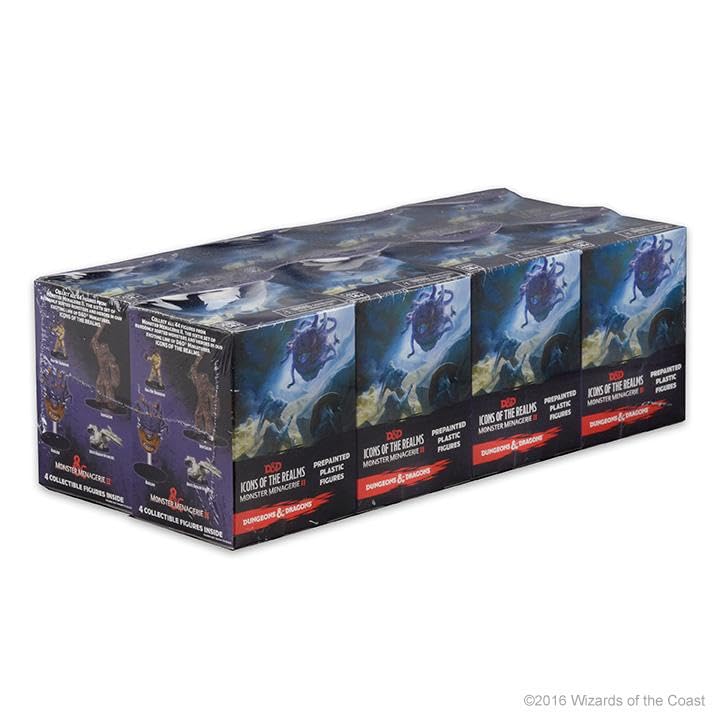 WizKids D&D Icons of the Realms Monster Menagerie 2 Booster Brick – 32 Miniatures