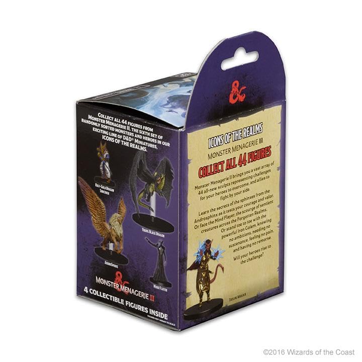 WizKids D&D Icons of the Realms Monster Menagerie 2 Booster Brick – 32 Miniatures