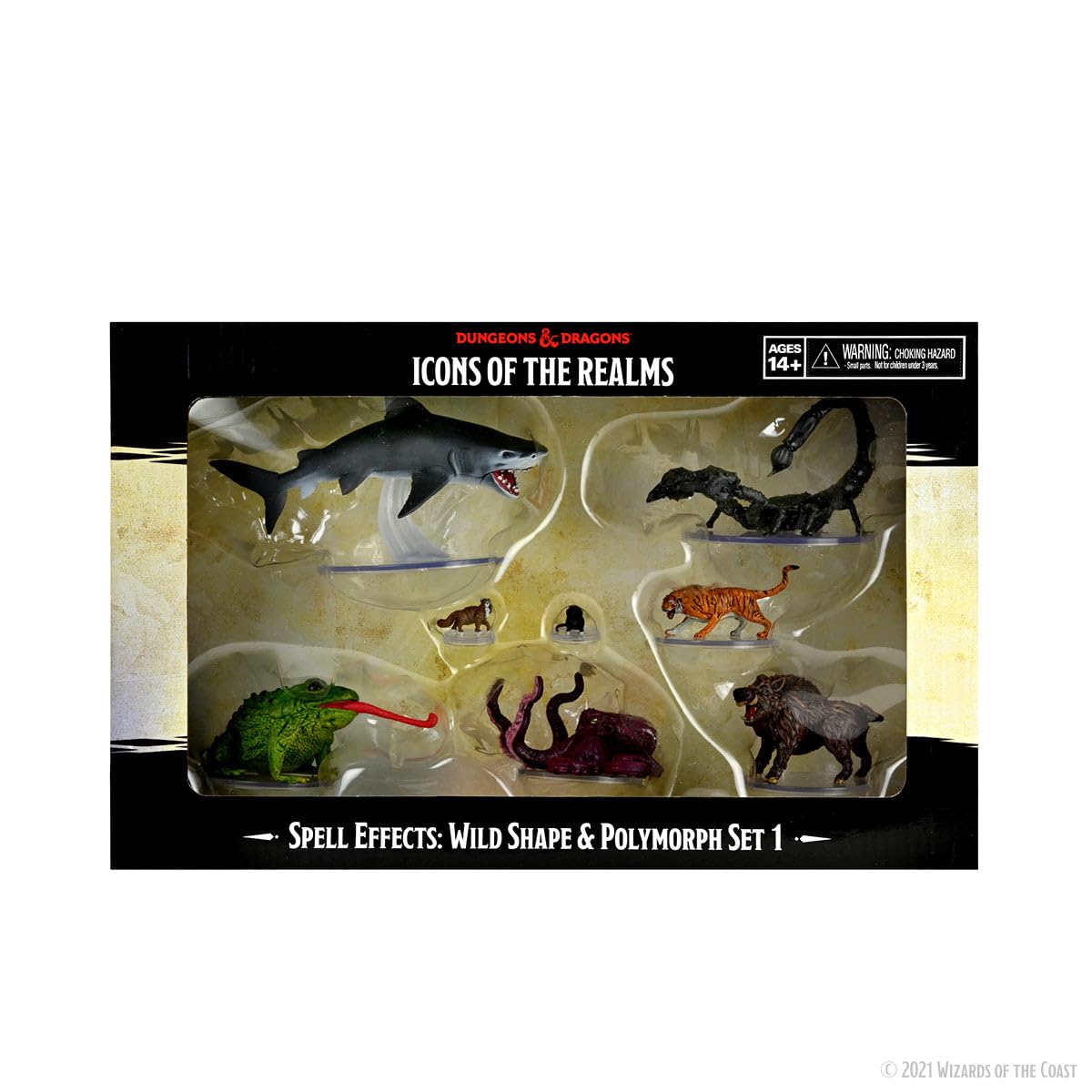 WizKids D&D Icons of The Realms: Wild Shape & Polymorph Set 1 – Miniatures for Dynamic Encounters