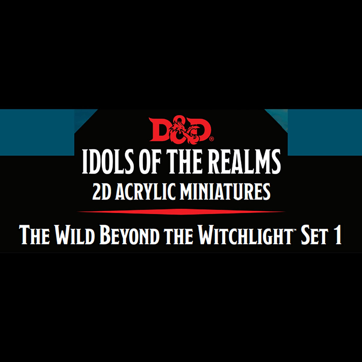 WizKids D&D Idols of the Realms: The Wild Beyond The Witchlight 2D Set 1 – 12 Acrylic Miniatures | RPG