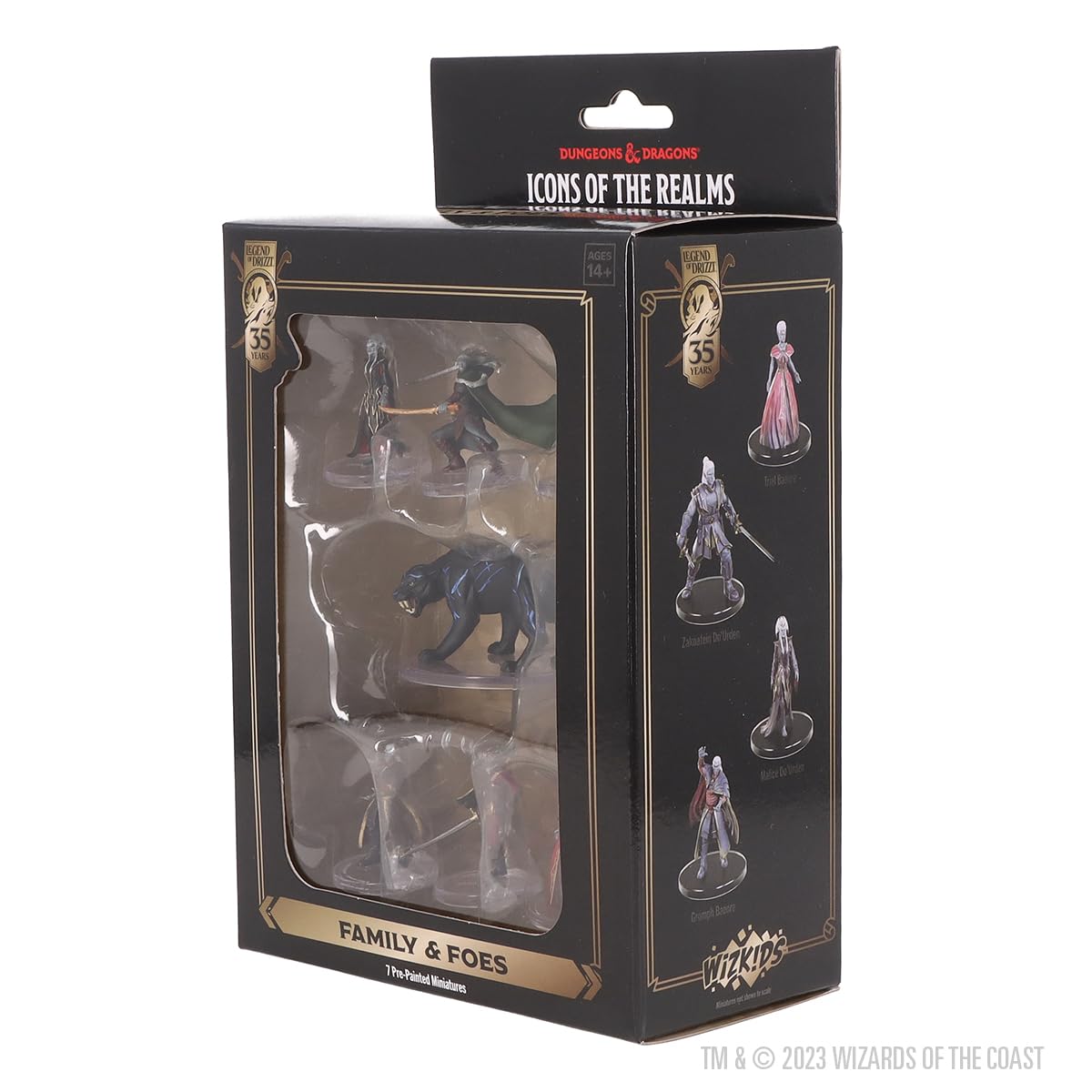 WizKids D&D The Legend of Drizzt 35th Anniversary – Family & Foes Boxed Set | Prepainted Miniatures