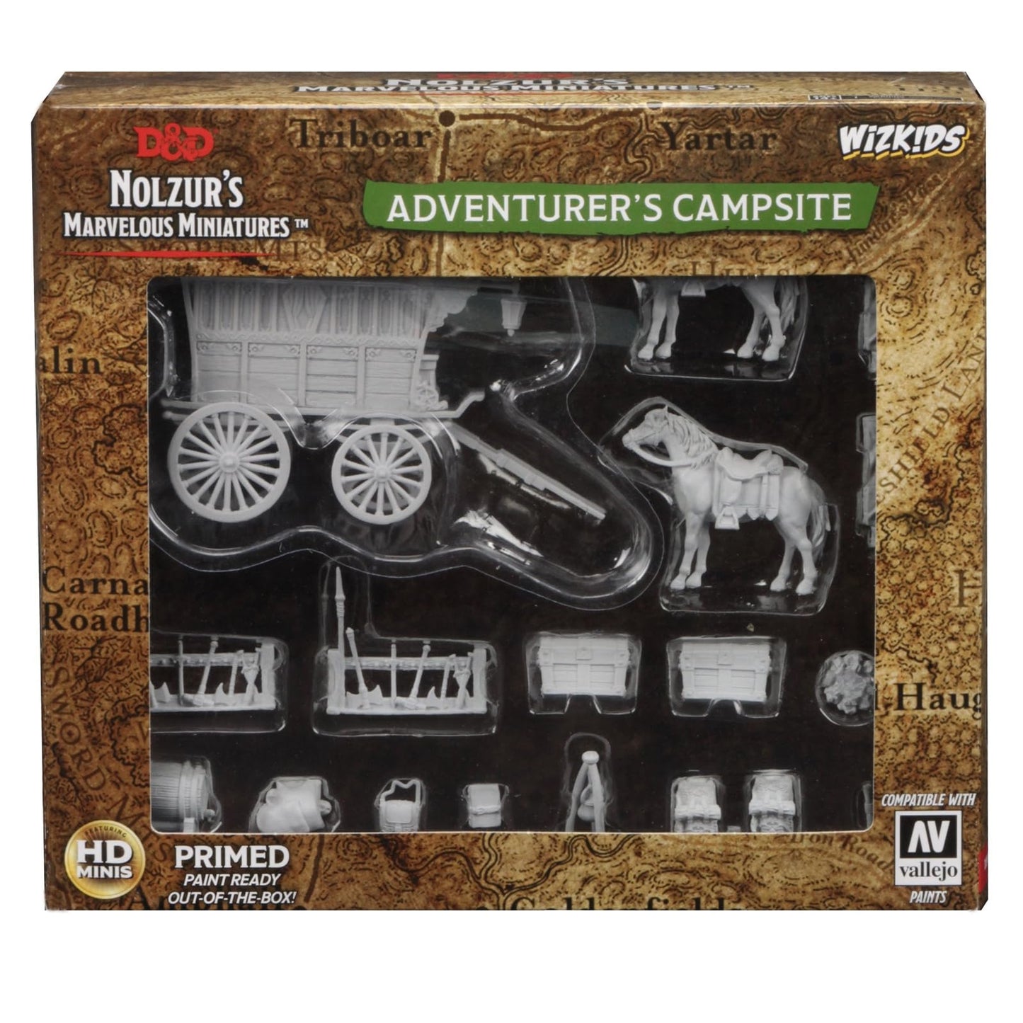 WizKids Nolzur's Marvelous Miniatures: Adventurer's Campsite - D&D Tabletop Scene