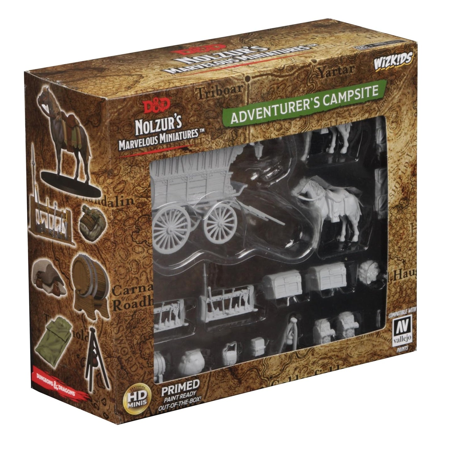 WizKids Nolzur's Marvelous Miniatures: Adventurer's Campsite - D&D Tabletop Scene