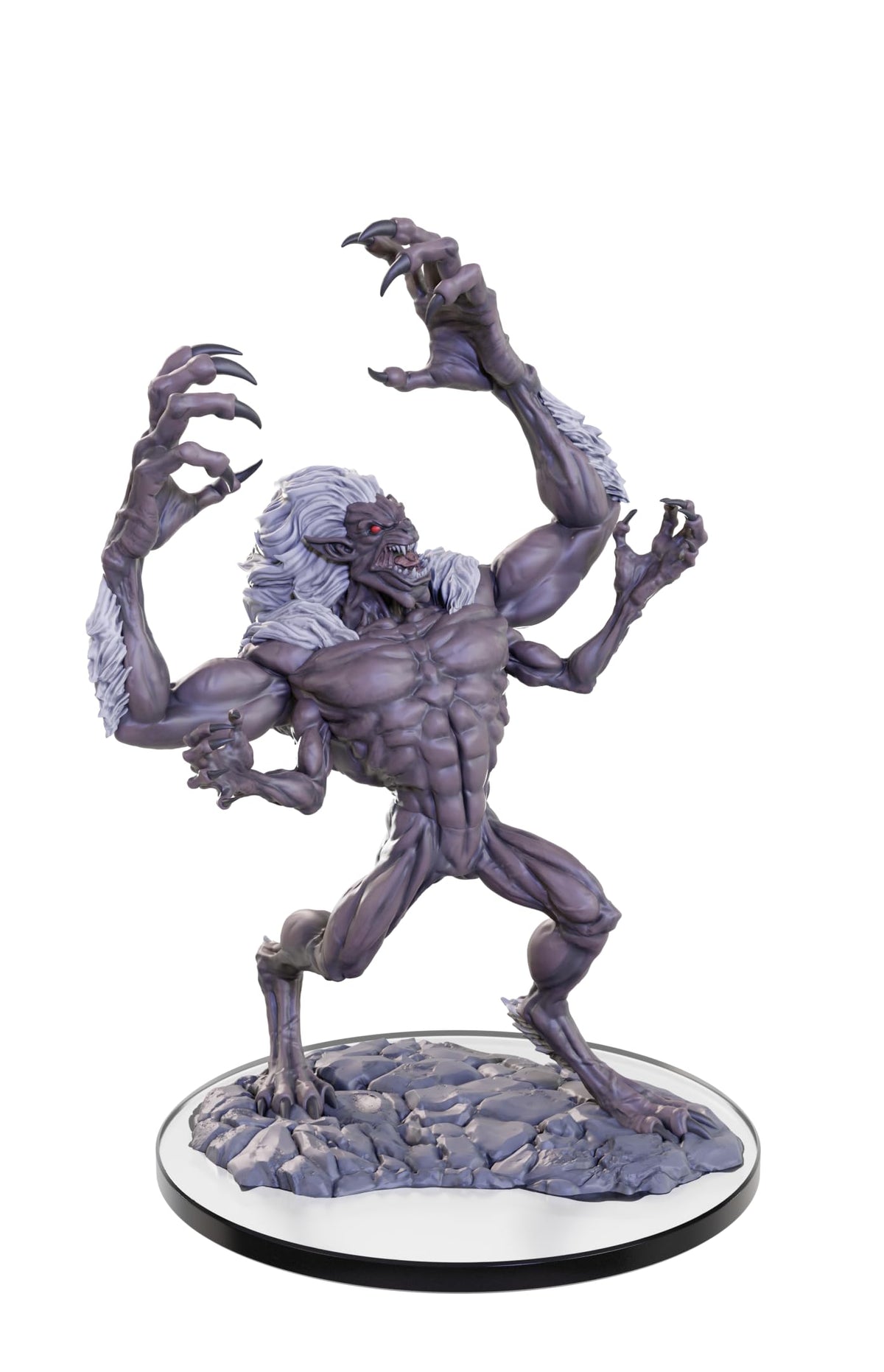 WizKids D&D Nolzur's Marvelous Miniatures: Draegloth Miniature — Unpainted, Primed & Ready to Paint