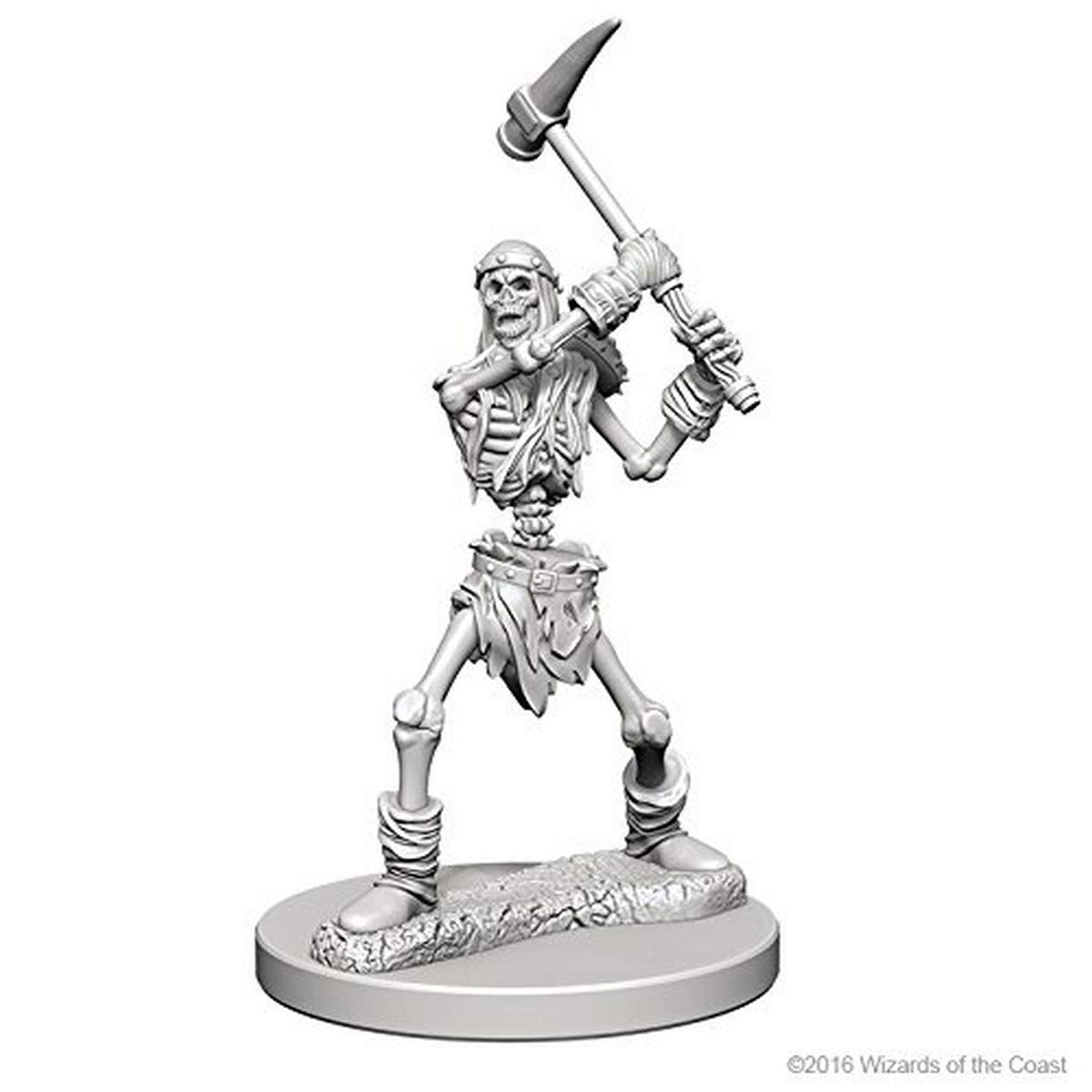 WizKids D&D Nolzur’s Marvelous Miniatures: Wave 1 Skeletons — Unpainted & Pre-Primed