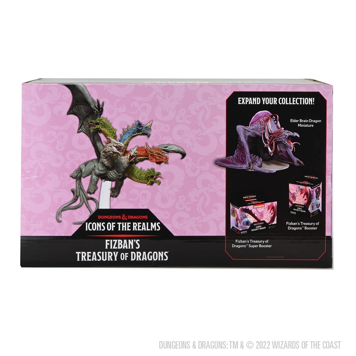 WizKids D&D Icons of the Realms Dracohydra Gargantuan Miniature | Fizban's Treasury Set 22