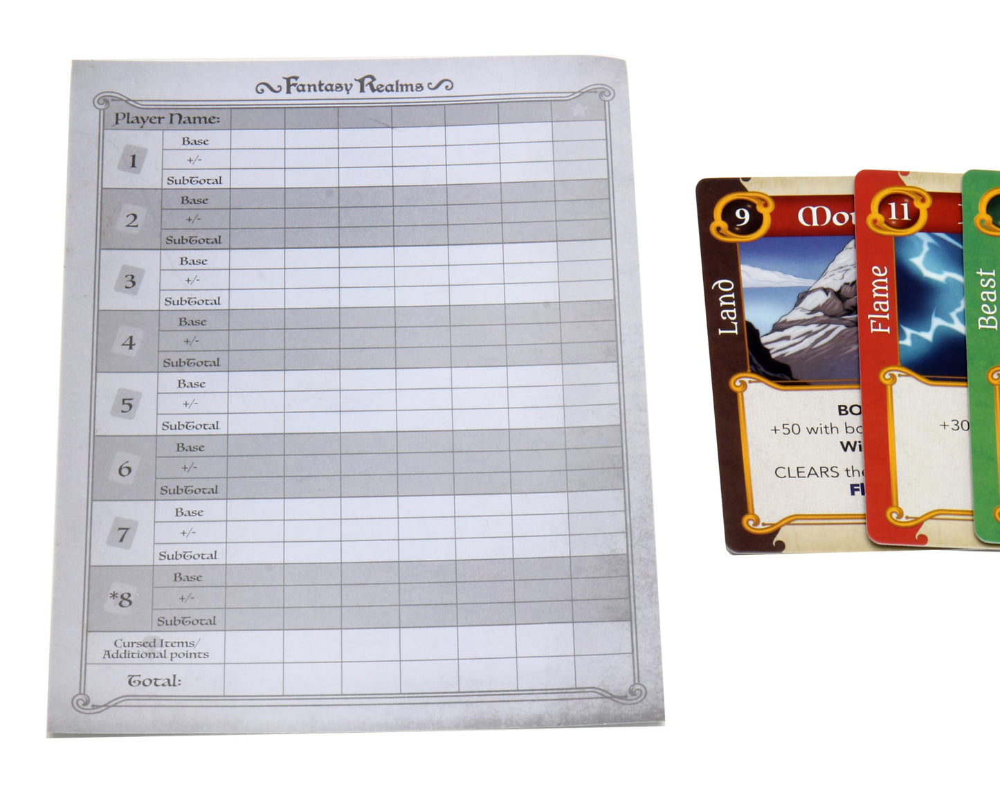 WizKids Fantasy Realms Board Game – Fast-Paced Card Strategy with Endless Combos