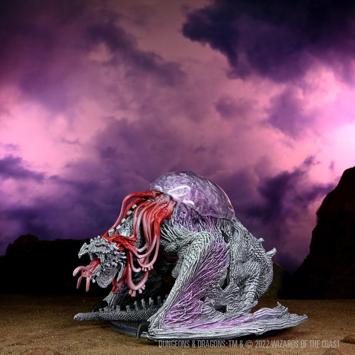 WizKids D&D Icons of the Realms: Fizban's Treasury of Dragons (Set 22) – Elder Brain Dragon Gargantuan Miniature