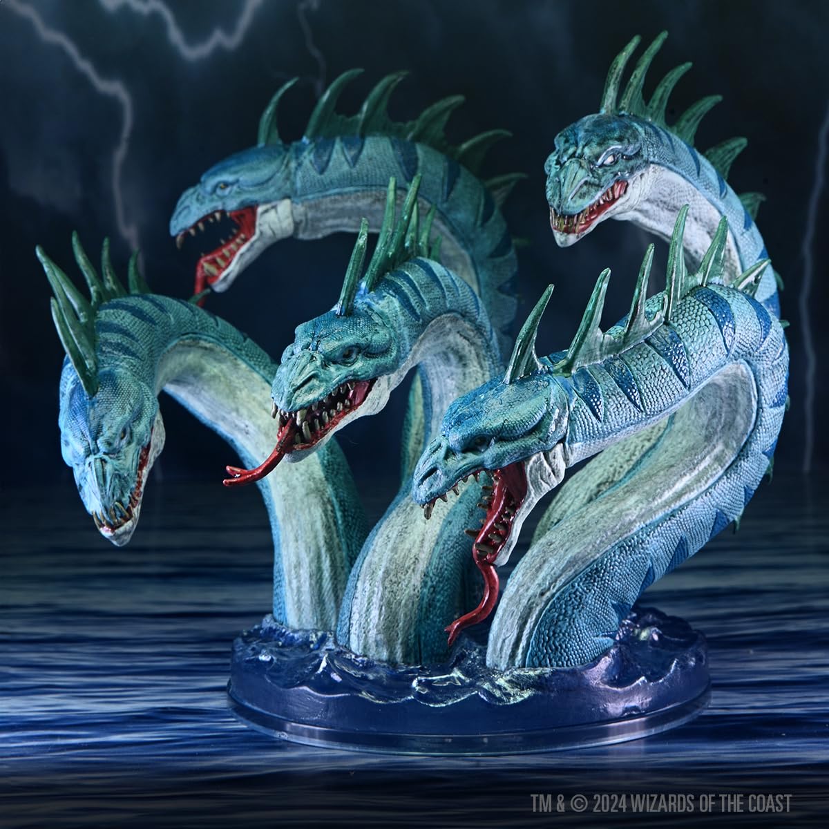 WizKids D&D Icons of The Realms Hydra Boxed Miniature – Large Multiheaded Monster for D&D
