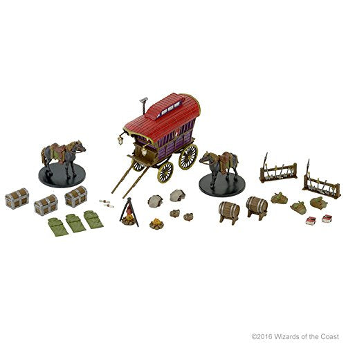 WizKids D&D Icons of the Realms Monster Menagerie 2 Adventurer's Campsite | Pre-painted Miniatures