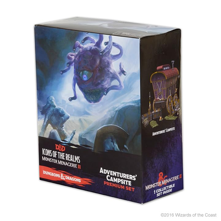 WizKids D&D Icons of the Realms Monster Menagerie 2 Adventurer's Campsite | Pre-painted Miniatures