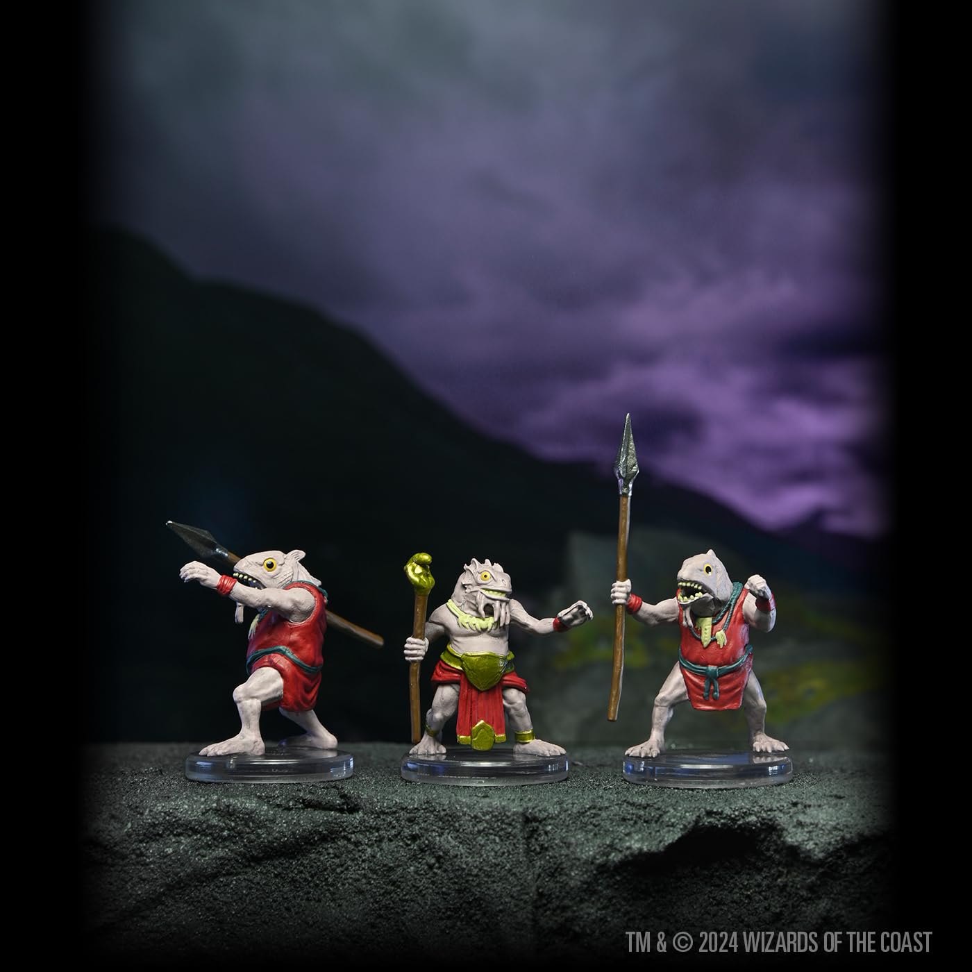 WizKids D&D Icons of The Realms: Kuo-Toa Warband – 5 Miniatures for Encounters