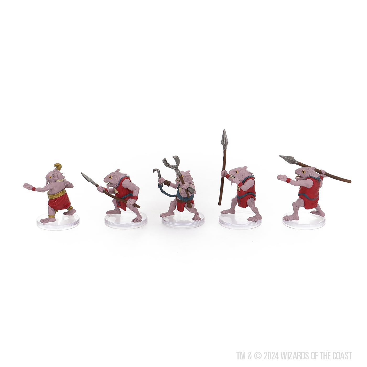 WizKids D&D Icons of The Realms: Kuo-Toa Warband – 5 Miniatures for Encounters