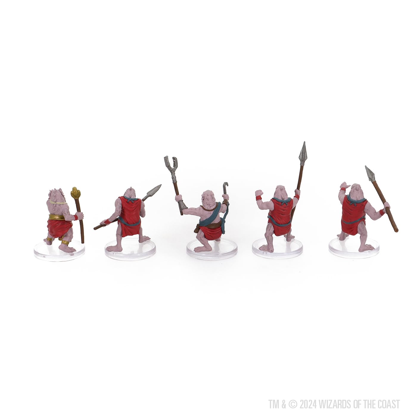 WizKids D&D Icons of The Realms: Kuo-Toa Warband – 5 Miniatures for Encounters