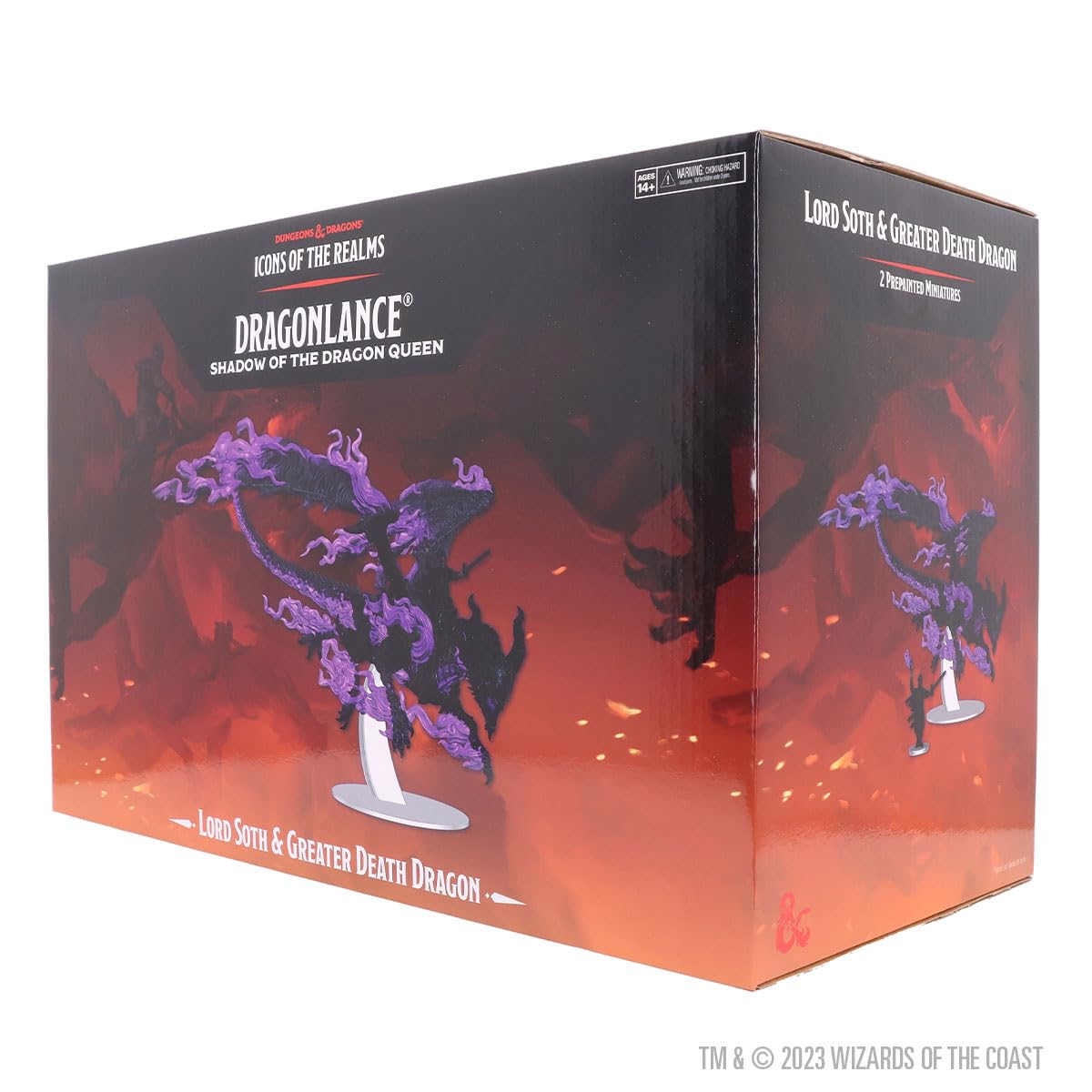 WizKids Dragonlance: Lord Soth on Greater Death Dragon | D&D Icons of the Realms (Set 25)