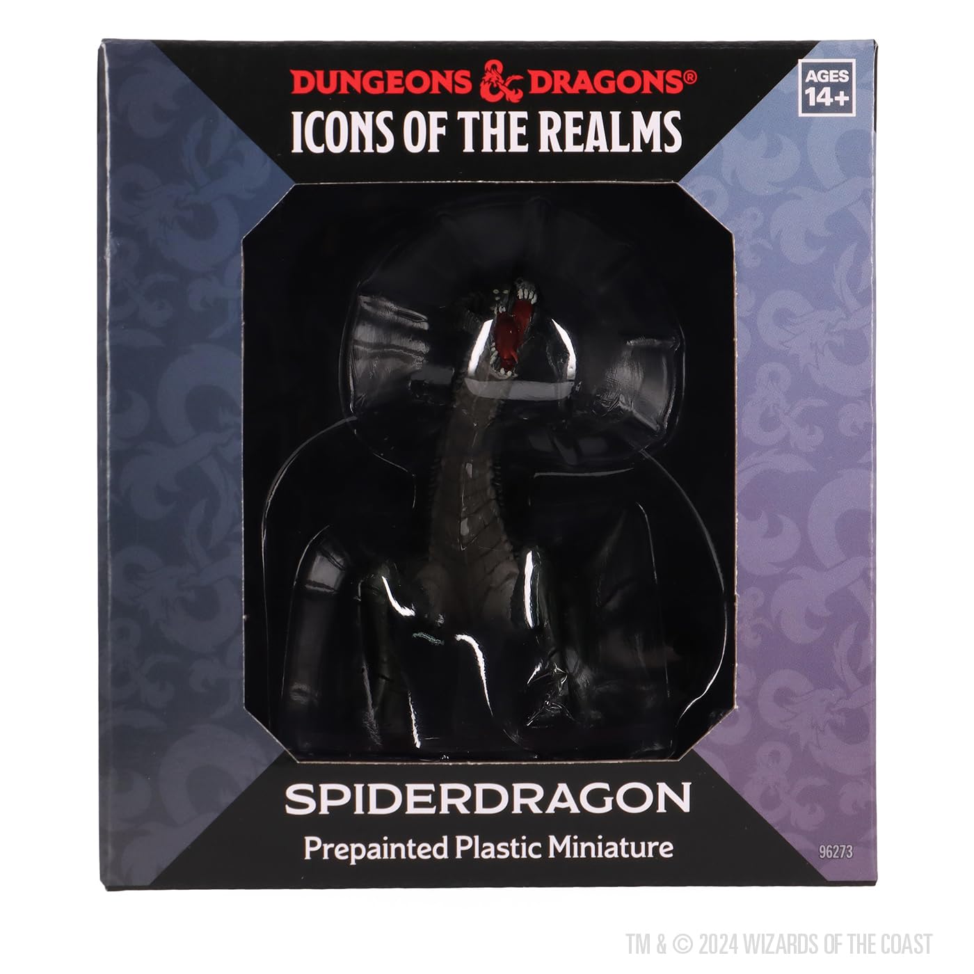 WizKids D&D Icons of The Realms Spiderdragon - Boxed Miniature | Pre-Painted Monster