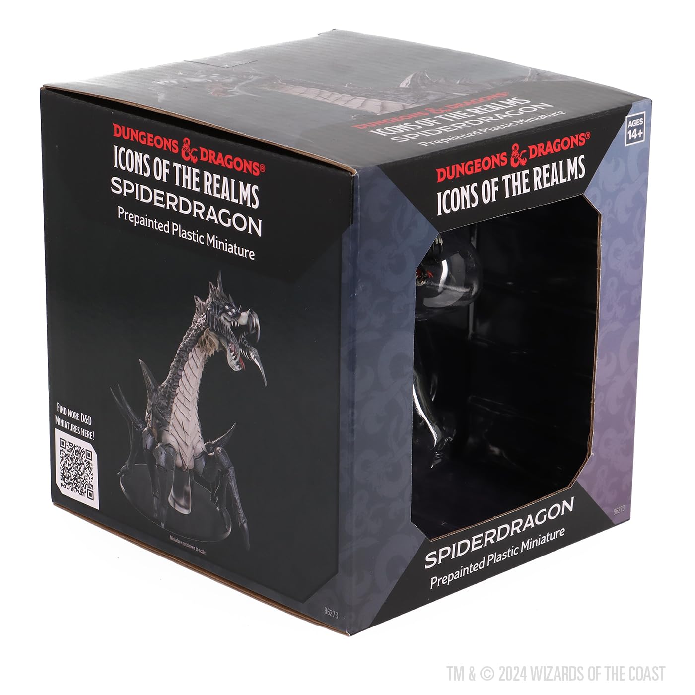 WizKids D&D Icons of The Realms Spiderdragon - Boxed Miniature | Pre-Painted Monster