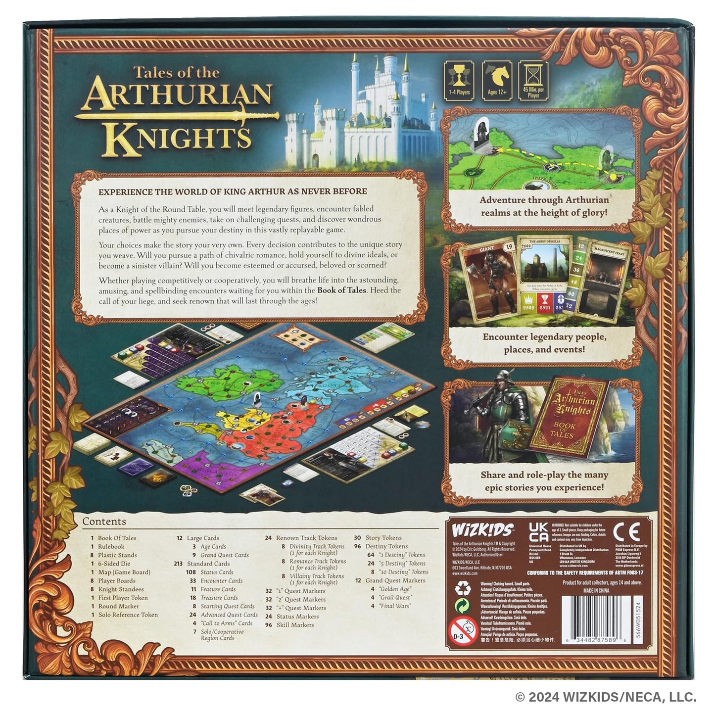 Tales of The Arthurian Knights — WizKids | Standalone, Story-Driven Board Game