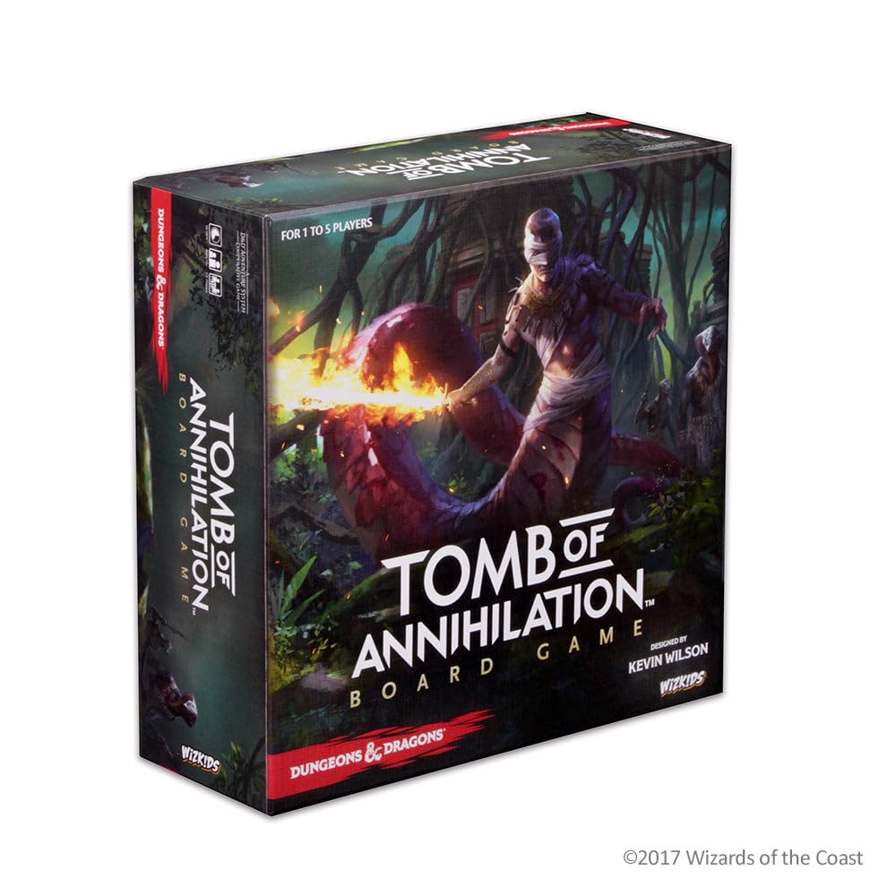 WizKids Tomb of Annihilation Adventure System Board Game – Standard Edition