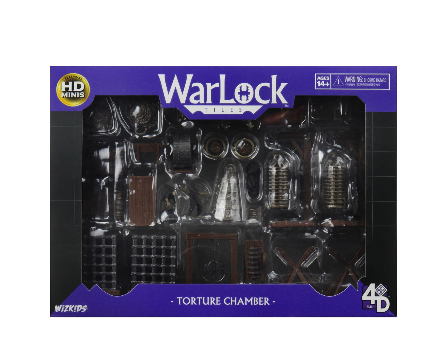 WizKids Warlock Tiles: Torture Chamber Accessory | Immersive Dungeon Props