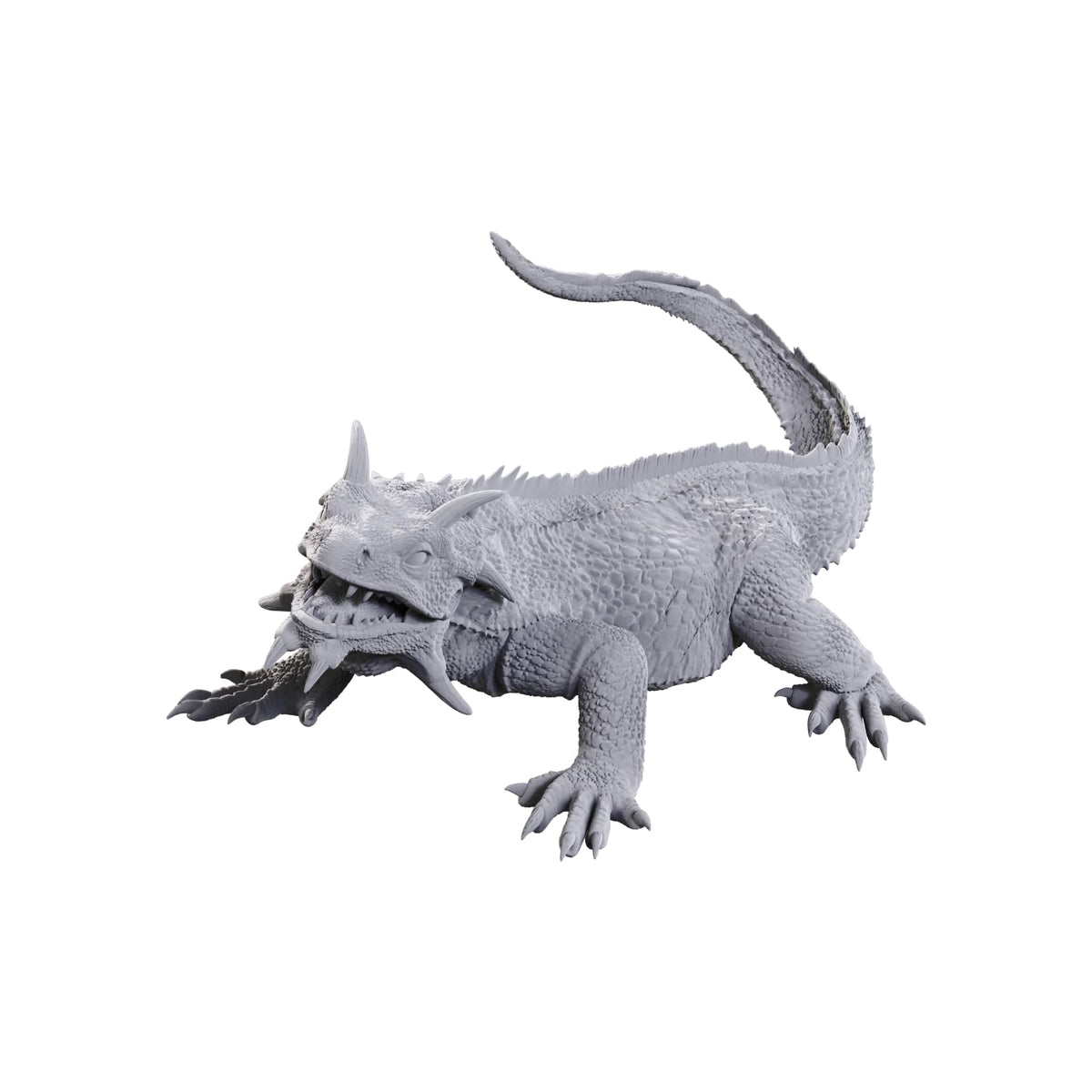 WizKids Nolzur's D&D Tortle Druid & Wild Shape Giant Lizard – Unpainted Miniatures, Wave 24