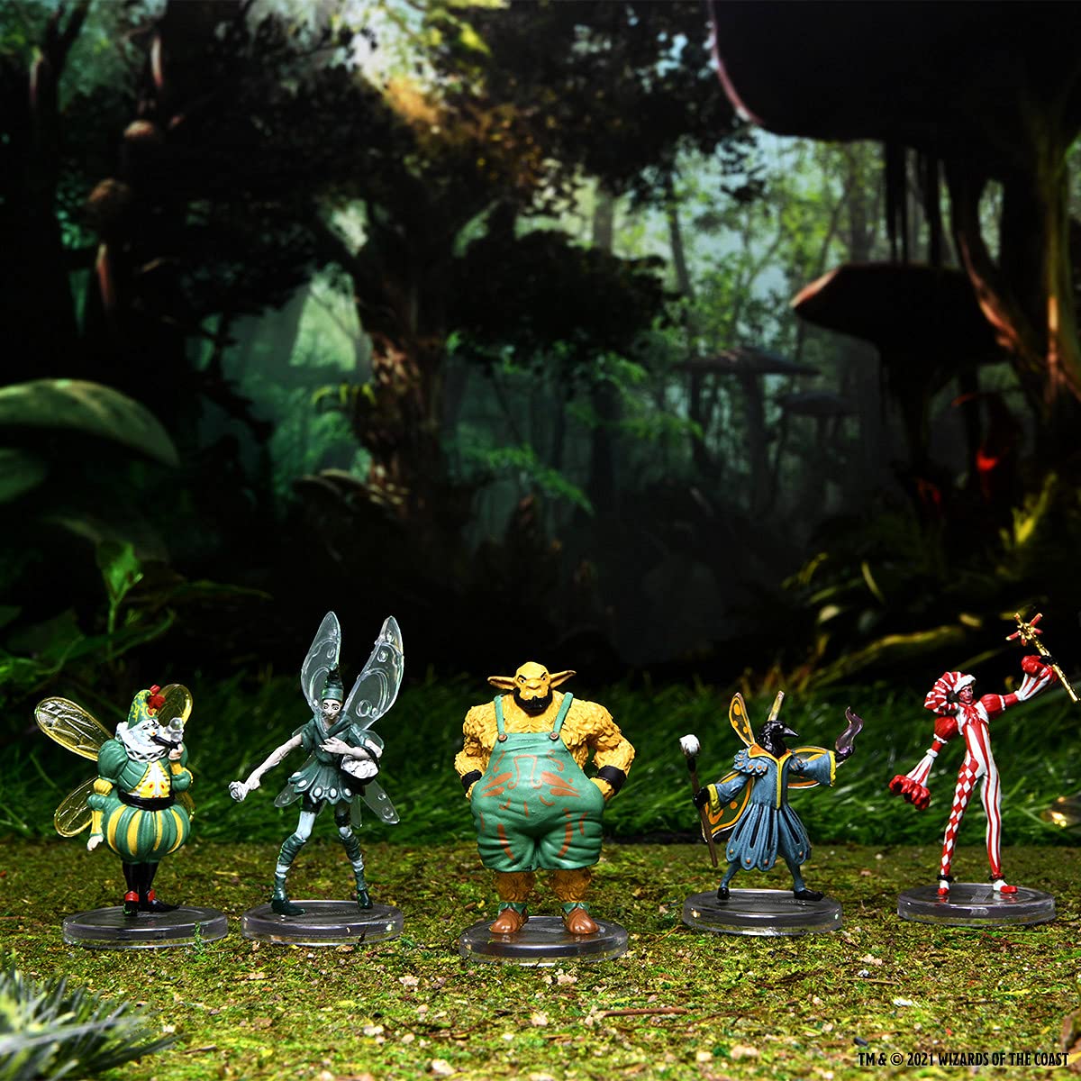 WizKids D&D Icons of The Realms: Wild Beyond Witchlight Carnival Set — 10 Premium Miniatures
